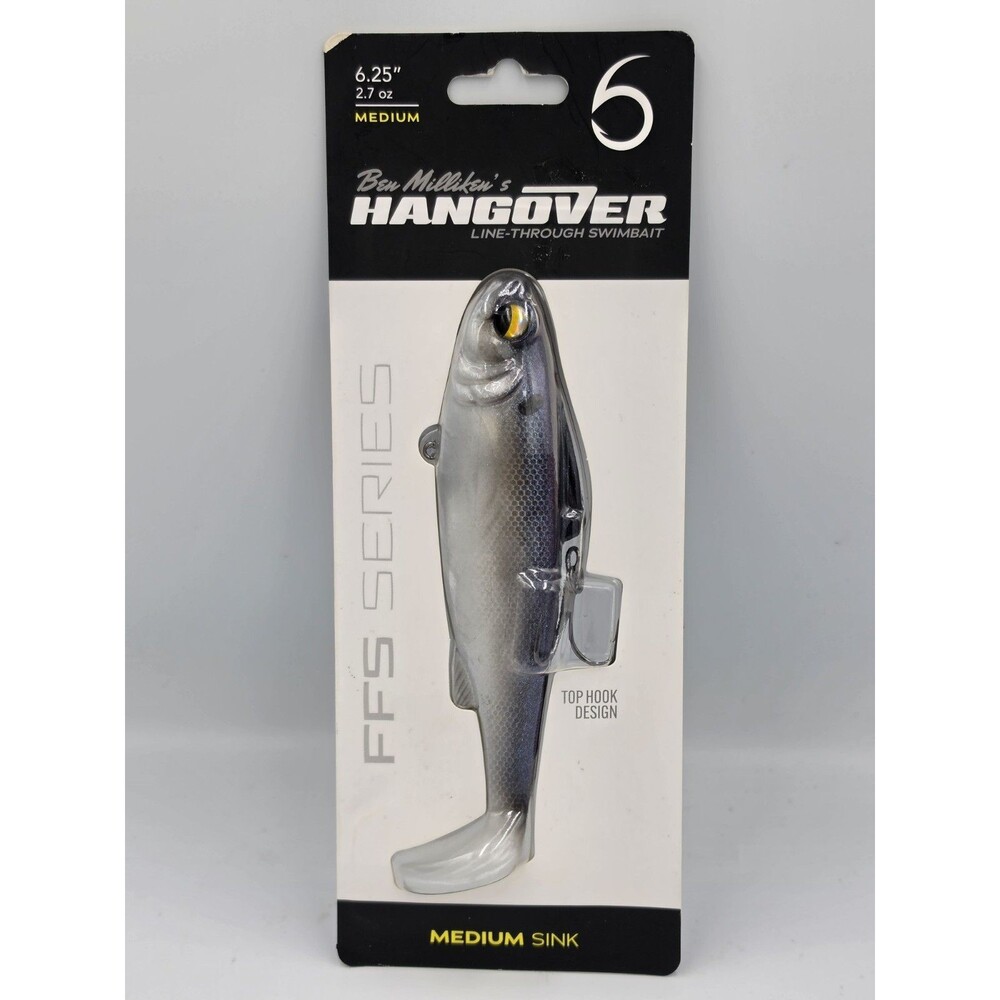 6th Sense Hangover Line Thru Swimbait 6.25" 2.7 oz “Pro Blue” Medium Lure